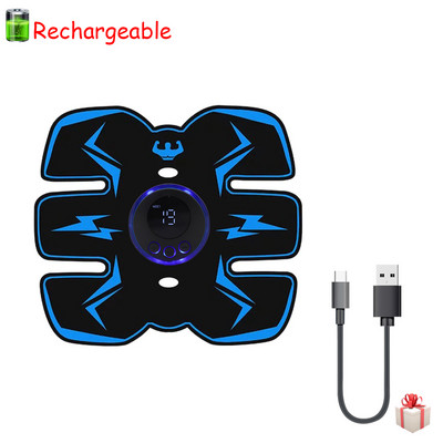 Smart EMS lihasstimulaator Treener Kõhutreening Kaalulangus Kleebised Smart Electric Fitness Massager lihasmassaaž