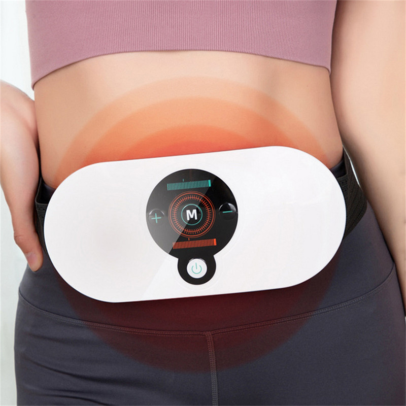 Elektriline kõhumassaaži keha salendav vöö lihastimulaator USB laadimisvöötreening Kantav seljamassaaži parandab vöökohta