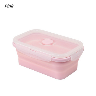 350-850 ml silikoonist lõunasöögikarp, toidu säilituskonteiner mikrolaineahjuga kaasaskantav kauss, soojendus lõunasöögikarp matkamiseks õues