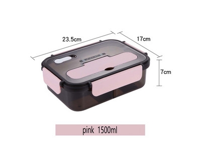 Cutie de prânz Bento pentru copii, lucru portabilă, depozitare alimente, mic dejun, izolată, prevenirea scurgerilor, la microunde, gustări, preparate pentru masă.