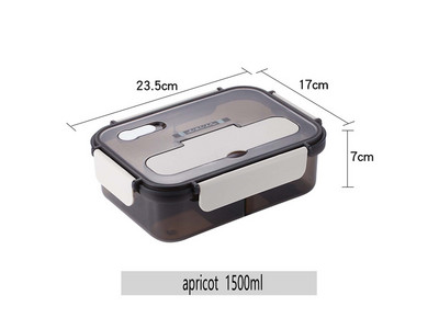 Cutie de prânz Bento pentru copii, lucru portabilă, depozitare alimente, mic dejun, izolată, prevenirea scurgerilor, la microunde, gustări, preparate pentru masă.