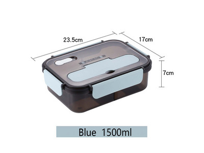 Cutie de prânz Bento pentru copii, lucru portabilă, depozitare alimente, mic dejun, izolată, prevenirea scurgerilor, la microunde, gustări, preparate pentru masă.