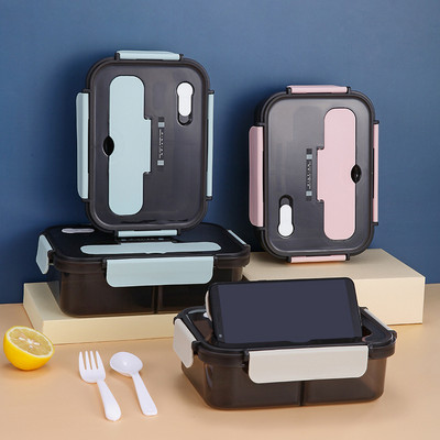 Cutie de prânz Bento pentru copii, lucru portabilă, depozitare alimente, mic dejun, izolată, prevenirea scurgerilor, la microunde, gustări, preparate pentru masă.