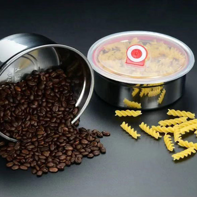 304 roostevabast terasest söögikarbi krõbeda kaanega, suletud kaasaskantav kauss, küpsetatav 400/700/1000 ml lõunasöögikarbi külmutuskast