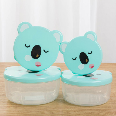 4 tk armas Bento Box lastele Õues Toiduhoidla Konteiner Koolikontor Piknik Plastikust Multikas Õpilaste Lõunakarbi riistad