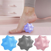 Jalamassaaži palli päästikupunktiga palliga masseerija kõva massaaži pallid füüsilise ravi süvakudede müofastsiaalne vabastav massaaž