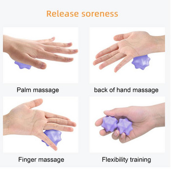 Μασάζ ποδιών Ball Trigger Point Ball Massager Μπάλες σκληρού μασάζ Physical Treat Deep Tissue Myofascial Release Massage