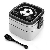 Dar nesibaigs, kol storoji ponia dainuos dvisluoksnę Bento dėžutę Nešiojama priešpiečių dėžutė vaikams Mokykloje stora moteris dainuos futbolą