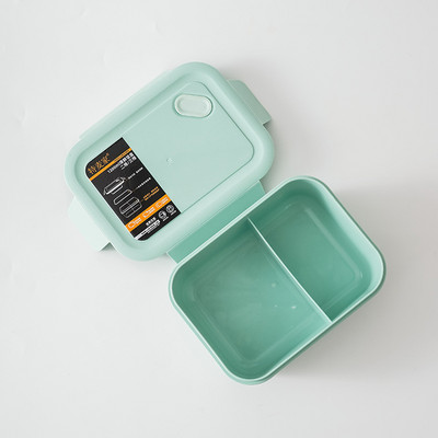 Bambusest fiiberrest lõunakarp Mikrolaineahjus töötav hermeetiline Bento Box Lastele mõeldud õpilase Täiskasvanutele Toidukonteinerid Moodne ristkülikuvõre