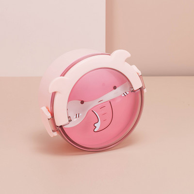 800/1600 ml prijenosna kutija za ručak, slatka okrugla crtana posuda za hranu u mikrovalnoj pećnici za djecu, djecu, školske urede Kawaii Bento kutije