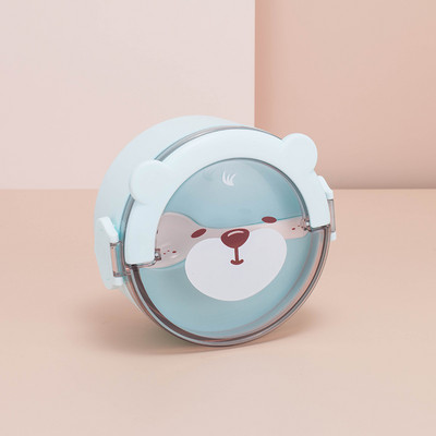 800/1600 ml prijenosna kutija za ručak, slatka okrugla crtana posuda za hranu u mikrovalnoj pećnici za djecu, djecu, školske urede Kawaii Bento kutije