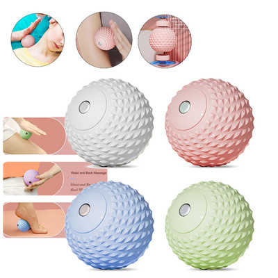 TPE Spiky Massage Ball Hand Foot Pain Relief Body Muscle Fascia Relax Massage Roller with Strong Magnet Sensory Massage Ball