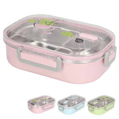 Кутия за обяд Bento 304 Кутия за обяд от неръждаема стомана Обшивка на отделението Термоизолация Кутия за обяд Bento Илюстрация