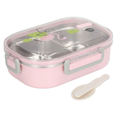 Bento kutija za ručak 304 Inox kutija za ručak Obloga odjeljka Toplinska izolacija Ilustracija Bento kutije za ručak