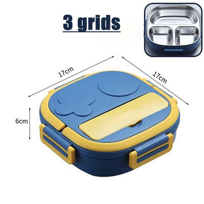 Nešiojama lauko stovyklavimo pikniko pietų dėžutė termoso maisto konteineris Bento Box kūdikių vaikų mokinių mokyklai