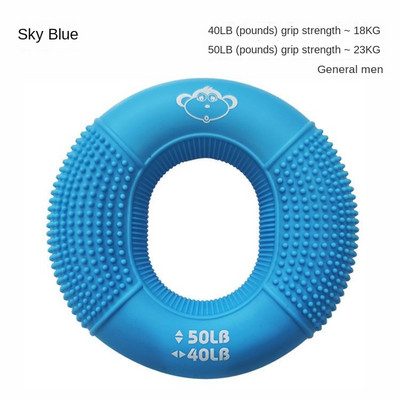 10-60LB silicon reglabil mâner de prindere inel deget antebraț antrenor carpian expansor musculare antrenament exerciții sală fitness