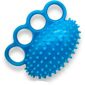 Nelja sõrmega harjutuspall käepidemega harjutuste tugevdaja pigistatav pall täiskasvanutele ravipall kätekrampide ja taastumise jaoks