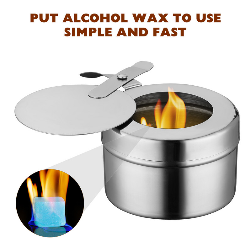 4 buc. Suporturi pentru combustibil pentru căldură în conservă Chafer Încălzitoare pentru încălzitoare Cutii cu fitil cutii Capac pentru frecare