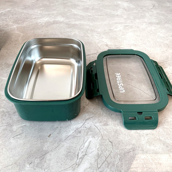 Кутия за обяд с изолация от неръждаема стомана Училищна кутия Bento Кутия за микровълнова фурна Ученици с храна Преносима купа