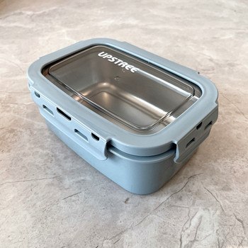 Кутия за обяд с изолация от неръждаема стомана Училищна кутия Bento Кутия за микровълнова фурна Ученици с храна Преносима купа