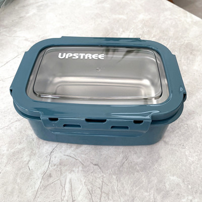 Cutie de prânz izolată din oțel inoxidabil, cutie de prânz pentru școală, cutie bento pentru studenți cu microunde, cu masa, bol portabil
