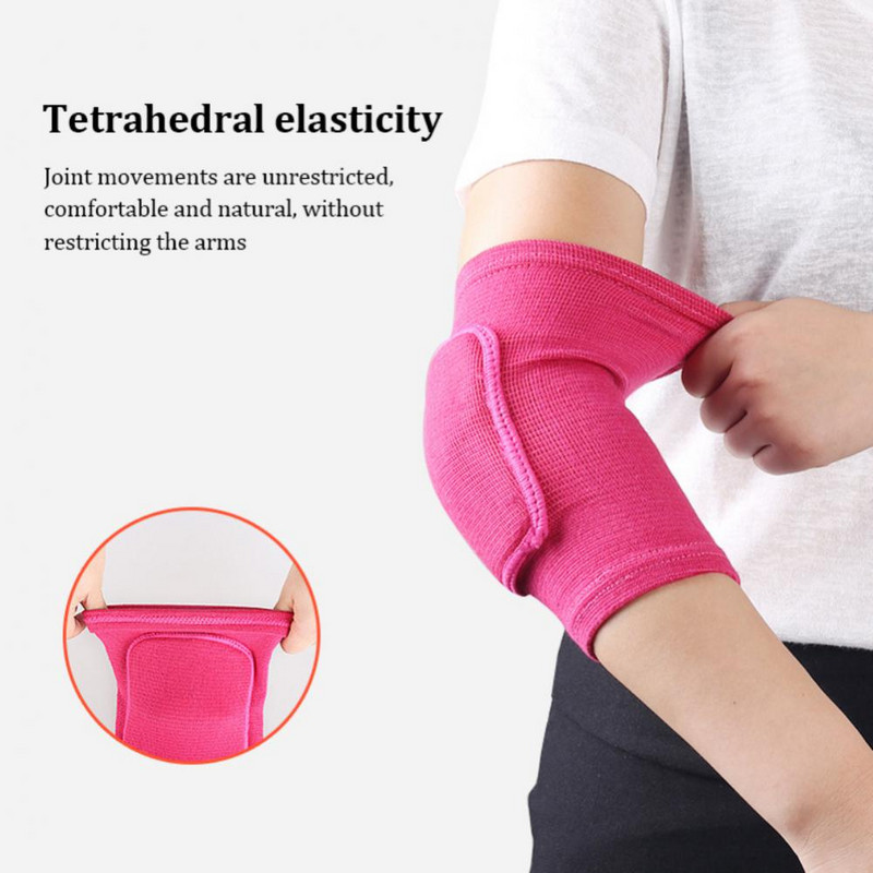 Tinka įvairioms sporto šakoms, apsauganti nuo kritimo, prakaitą sugerianti ir kvėpuojanti sportinė apsauginė įranga Unisex kempinė alkūnės apsauga