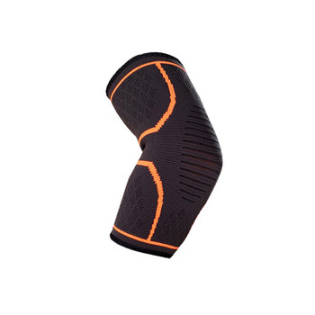 1PCS Поддръжка на лакътя Еластична защитна подложка за спортни лакъти за фитнес, абсорбираща пот Спорт Баскетболна ръкав за ръка Ортеза за лакът