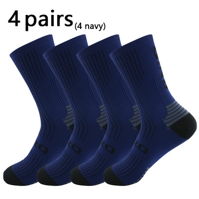 4 poros dviračių kojinių vyriškų slaugytojų kompresinių dviračių moteriškų profesionalių kalnų dviračių kojinių calcetines ciclysmo hombre