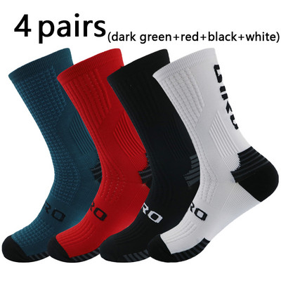 4 pár kerékpár zokni férfi nővér kompressziós kerékpár női profi hegyi kerékpár zokni calcetines ciclysmo hombre