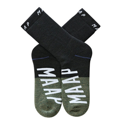 MAAP Dviračių kojinės Rudeninės žiemos dviračių kojinės vyrams Moteriškos MTB Plento Kojinės Priedai Lauko Sporto Futbolo Kojinės