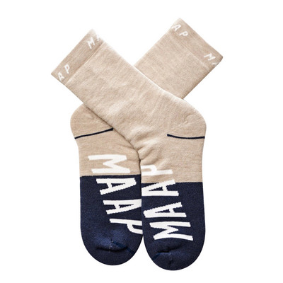 MAAP Dviračių kojinės Rudeninės žiemos dviračių kojinės vyrams Moteriškos MTB Plento Kojinės Priedai Lauko Sporto Futbolo Kojinės