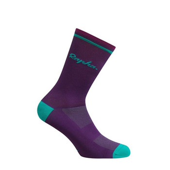 Висококачествени компресионни велосипедни чорапи RAPHA Велосипедни чорапи мъжки и дамски футболни чорапи баскетболни чорапи 6 цвята