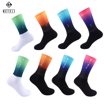 Mcycle Factory Custom One Piece of Seamless Anti-slip Silicone Summer Bicycle Riding Cycling Aero Sock