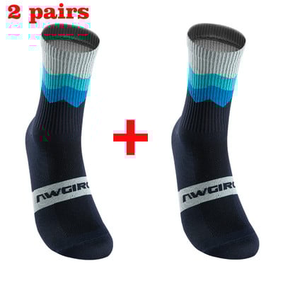 2 para profesionalnih biciklističkih čarapa Prozračne čarape za cestovne bicikle Muškarci Žene Sportovi na otvorenom Utrke e Kompresijski biciklizam za žene