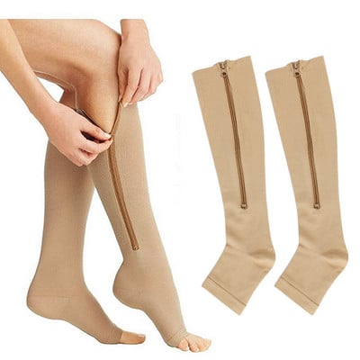 Χάλκινη κάλτσα συμπίεσης Κάλτσες συμπίεσης με φερμουάρ κάλτσα συμπίεσης με φερμουάρ chaussette de compression medias de compression