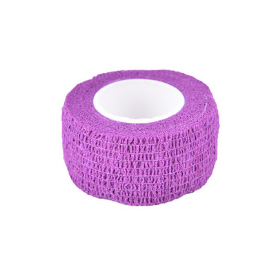 1 rolă înveliș de protecție sport colorat, bandaj elastic, autoadeziv, bandă de brățară pentru încheietura mâinii, gleznă, deget, genunchi, bandaj de sprijin