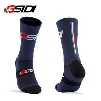 Gsidi 2023 New Men Cycling Socks Professional Road Mtb Bike Γυναικείες αγώνες συμπίεσης Unisex υπαίθρια σπορ