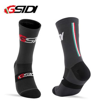 Gsidi 2023 New Men Cycling Socks Professional Road Mtb Bike Γυναικείες αγώνες συμπίεσης Unisex υπαίθρια σπορ