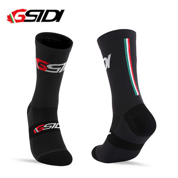 Gsidi 2023 New Men Cycling Socks Professional Road Mtb Bike Γυναικείες αγώνες συμπίεσης Unisex υπαίθρια σπορ