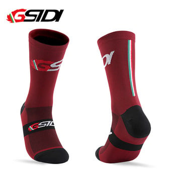 Gsidi 2023 New Men Cycling Socks Professional Road Mtb Bike Γυναικείες αγώνες συμπίεσης Unisex υπαίθρια σπορ