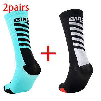 2 paari uued rattasokid kvaliteetsed meeste kompressioonisokid, rattad, õues, naised jooksvad Professionaalne sportjooks