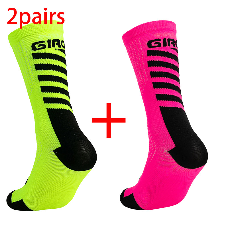 2 paari uued rattasokid kvaliteetsed meeste kompressioonisokid, rattad, õues, naised jooksvad Professionaalne sportjooks