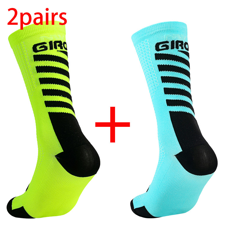 2 paari uued rattasokid kvaliteetsed meeste kompressioonisokid, rattad, õues, naised jooksvad Professionaalne sportjooks