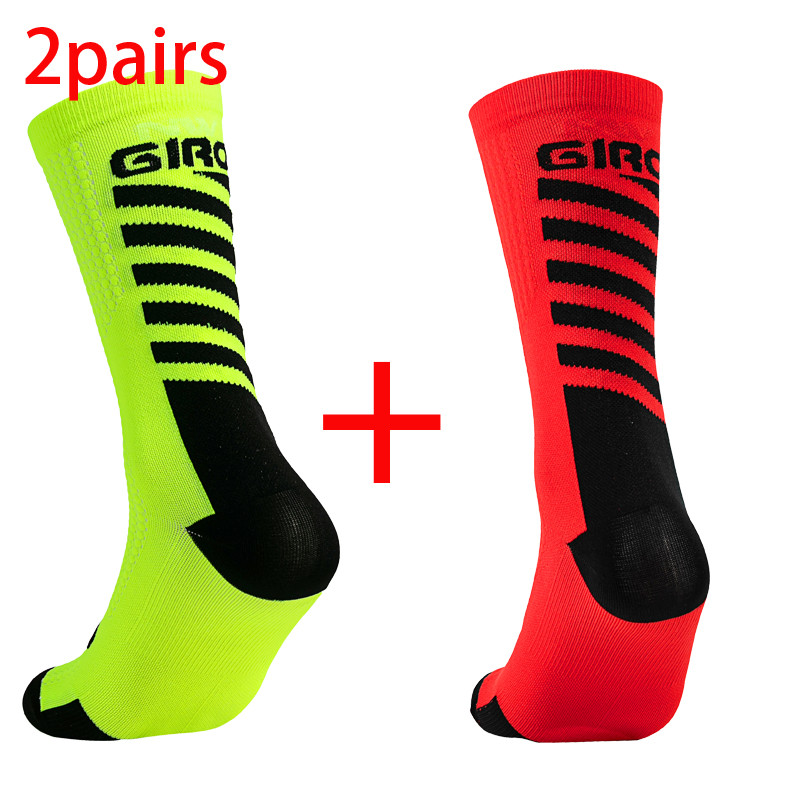 2 paari uued rattasokid kvaliteetsed meeste kompressioonisokid, rattad, õues, naised jooksvad Professionaalne sportjooks