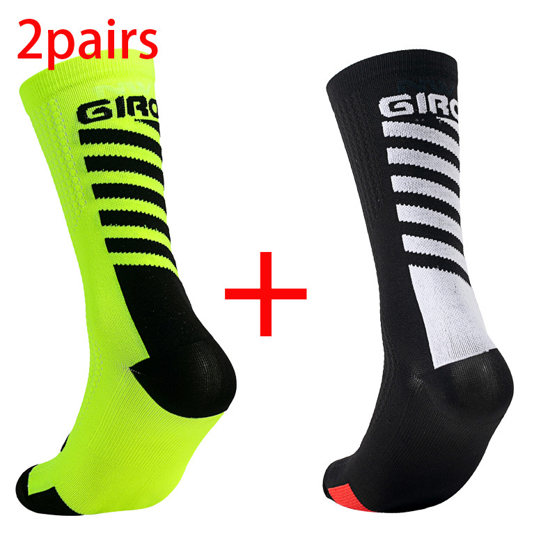 2 paari uued rattasokid kvaliteetsed meeste kompressioonisokid, rattad, õues, naised jooksvad Professionaalne sportjooks