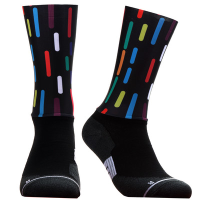 Neslystančios profesionalios dviračių kojinės dviračių kompresinės sportinės kojinės vyrams ir moterims gatvės sportinės kojinės lenktynėms dviračių kojinės 01