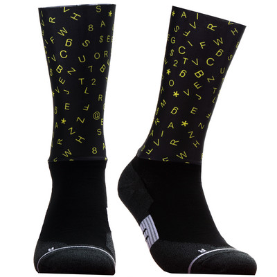 Neslystančios profesionalios dviračių kojinės dviračių kompresinės sportinės kojinės vyrams ir moterims gatvės sportinės kojinės lenktynėms dviračių kojinės 01