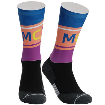 Neslystančios profesionalios dviračių kojinės dviračių kompresinės sportinės kojinės vyrams ir moterims gatvės sportinės kojinės lenktynėms dviračių kojinės 01