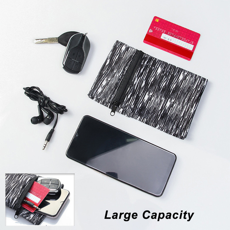 Tõmblukuga Jooksukotid Sport Käepael Randmerahakott telefoni jaoks Võtmekaart Välisrattasõit Fitness Jooksukäekott Jooksutarvikud