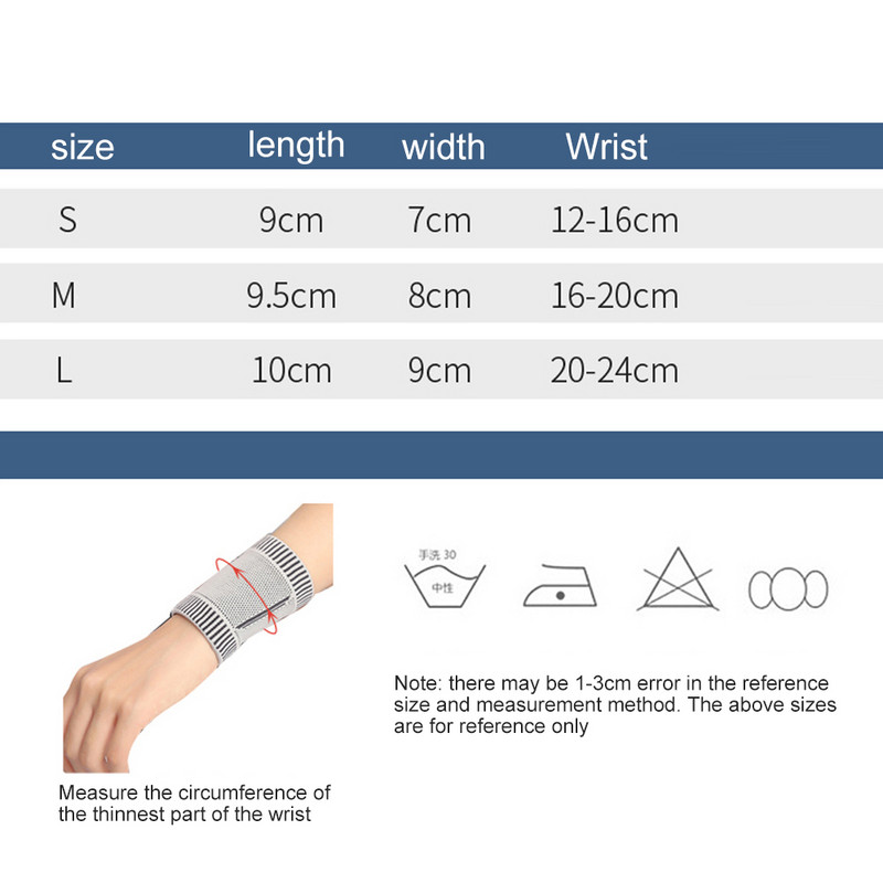 1 paar grafeenist randmetuge, randmetugi parem ja vasak käsi randme tihendusmähise jaoks treenimiseks, kõõlusepõletik, artriit